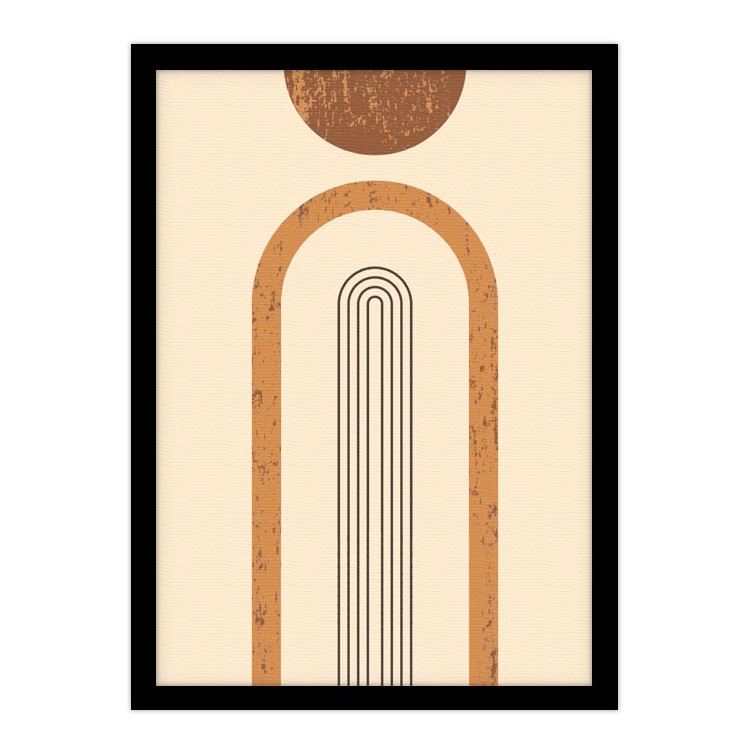 Πίνακας σε Καμβά Artistic beige impression