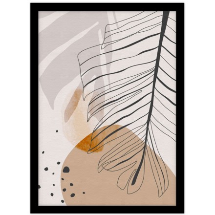 Minimal leaf Πίνακας σε Καμβά