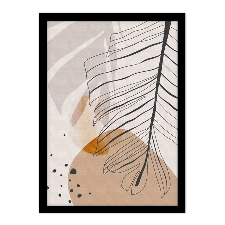 Πίνακας σε Καμβά Minimal leaf