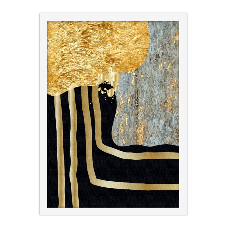 Πίνακας σε Καμβά Gold formation