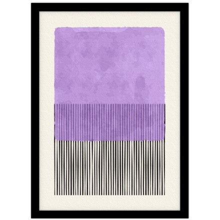 Purple shape Πίνακας σε Καμβά