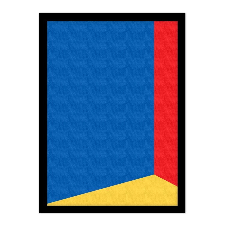 Πίνακας σε Καμβά Blue, red & yellow