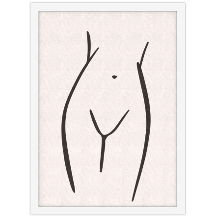 Naked body Πίνακας σε Καμβά