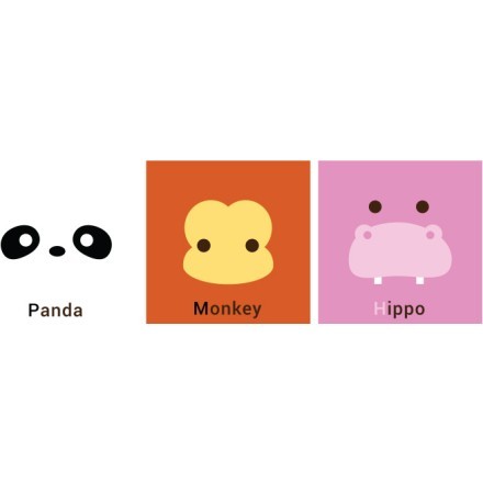 Panda Monkey Hippo