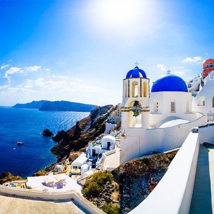 Πανοραμική θέα από την Οία