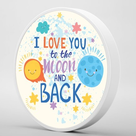 Το the Μoon and Back Πλαφονιέρα