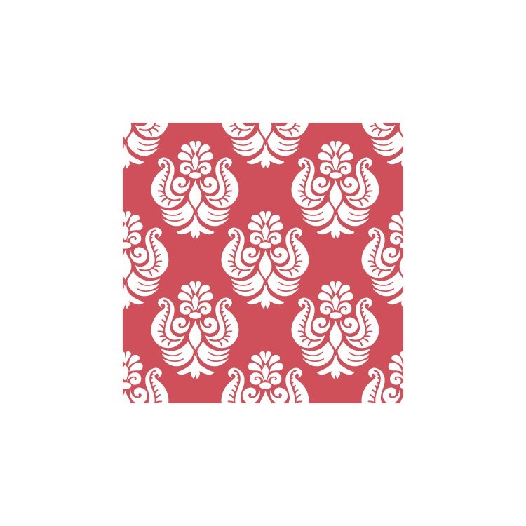  Damascus red pattern