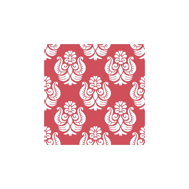  Damascus red pattern