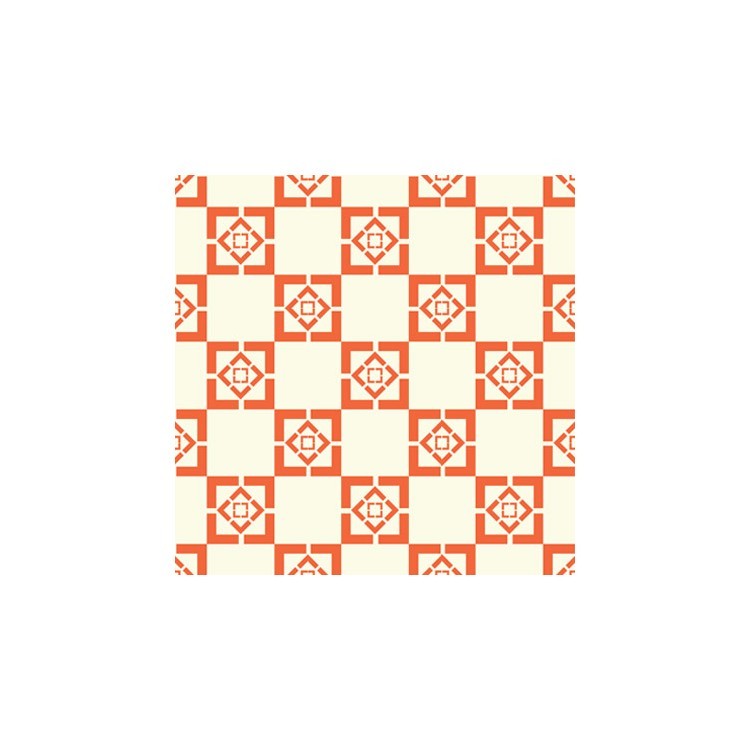  Ρετρό μοτίβο πορτοκαλί