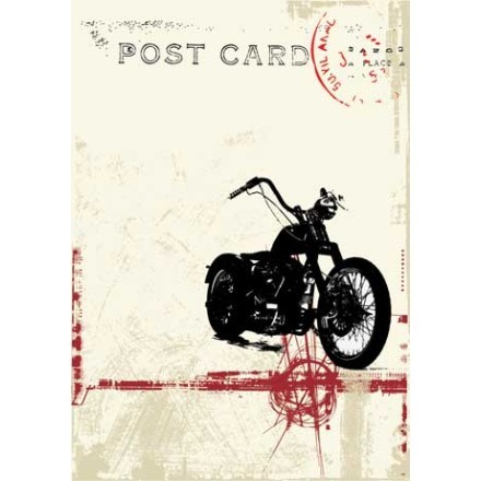 Μοτοσικλέτα post card