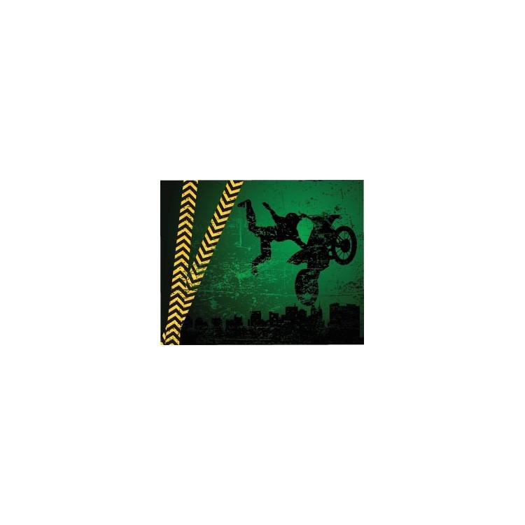  Motocross σε πράσινο φόντο