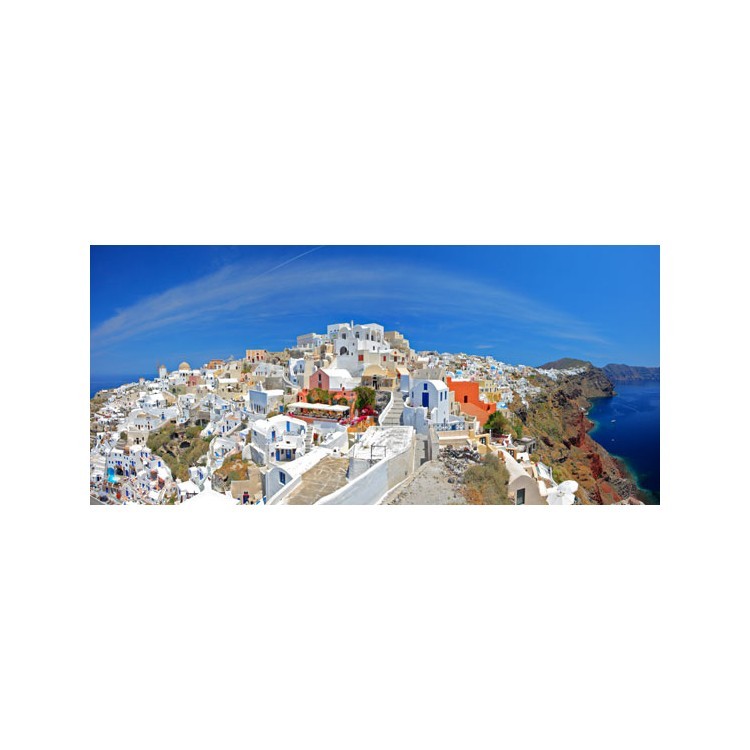  Πανοραμική θέα της Οίας στη Σαντορίνη, Ελλάδα