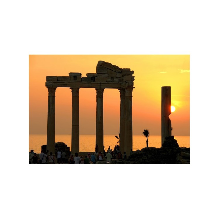  Ηλιοβασίλεμα στον Ναό του Απόλλωνα