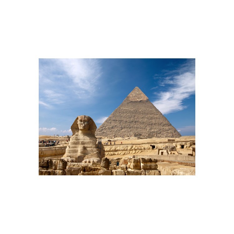  Η Σφίγγα και η Μεγάλη Πυραμίδα στην Αίγυπτο