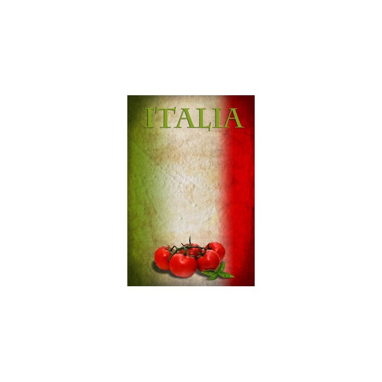  Ιταλική σημαία με ντομάτα και βασιλικό