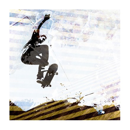 Νεαρός που κάνει skateboard