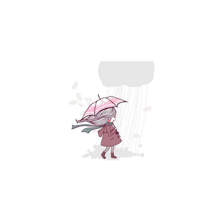  Κοριτσάκι στη βροχή