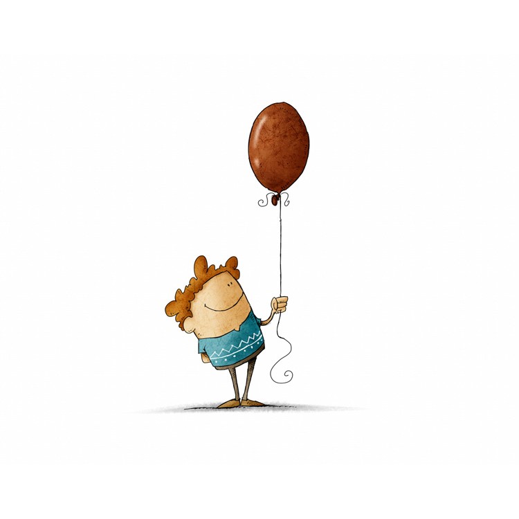  Αγοράκι κρατάει μπαλόνι