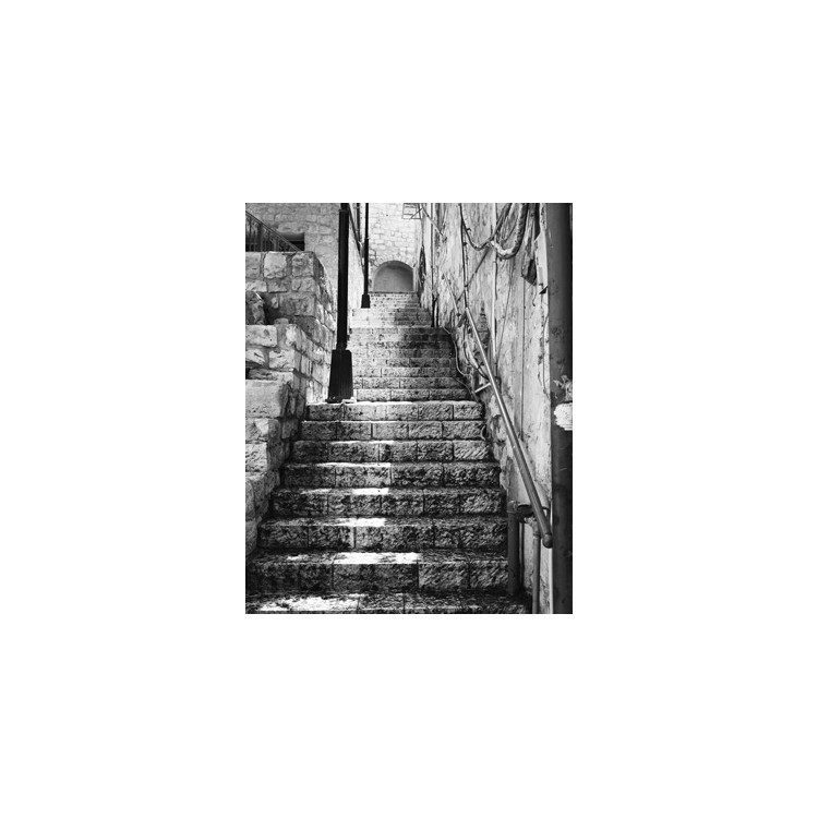  Ασπρόμαυρη Εικόνα με Σκάλες
