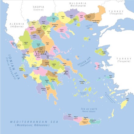 Χάρτης της Ελλάδας