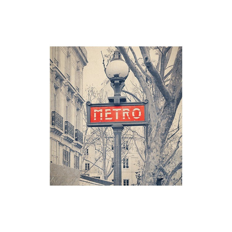  Πινακίδα του μετρό στο Παρίσι