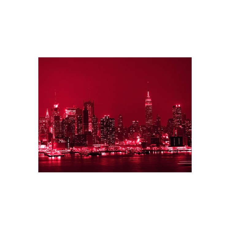  Νέα Υόρκη κόκκινος ουρανός