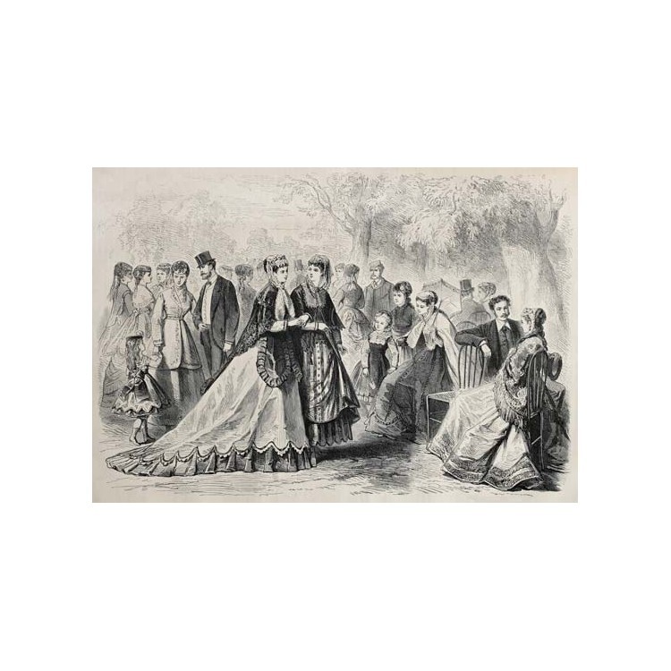  Ανοιξιάτικη μόδα στο Παρίσι το 1868
