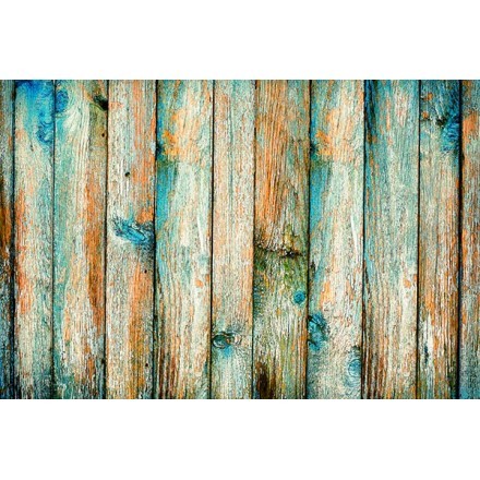 Μπλε ξύλινος τοίχος