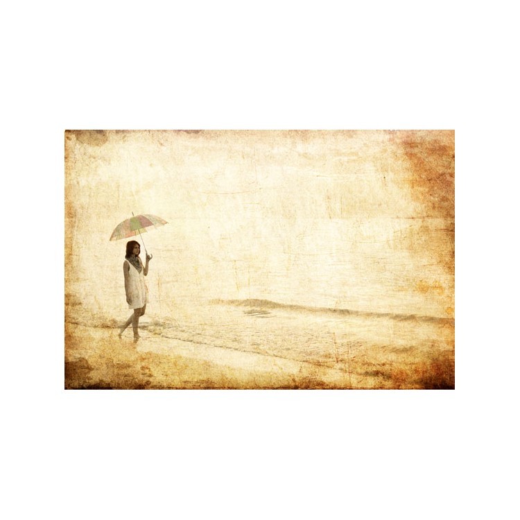  Kορίτσι στην ακτή