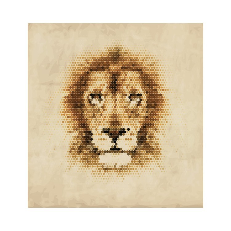  Λιοντάρι pixel art