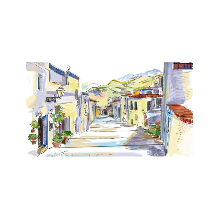  Δρόμος σε κυκλαδίτικο νησί