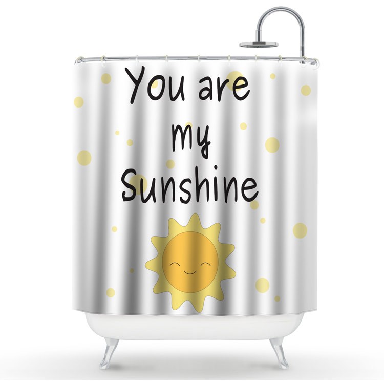 Κουρτίνα Μπάνιου You are my sunshine