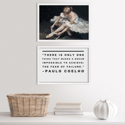 Σύνθεση με μπαλέτο Gallery Wall σε Καμβά