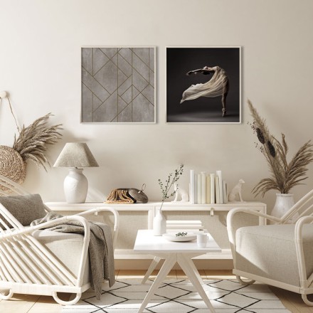 Χορός και τέχνη Gallery Wall σε Καμβά