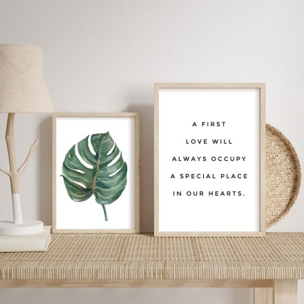 Special place in heart Gallery Wall σε Καμβά