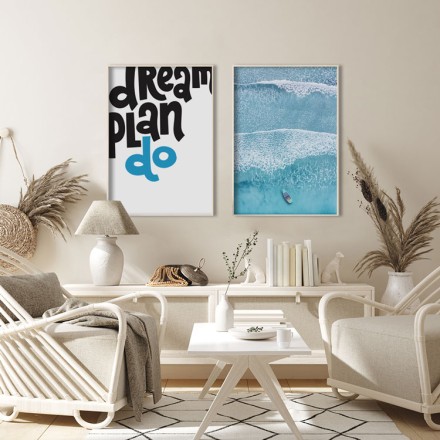 Dream and do Gallery Wall σε Καμβά