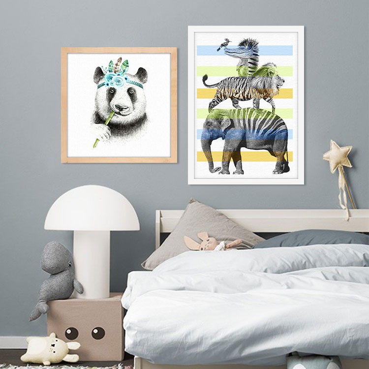 Gallery Wall σε Καμβά Animals
