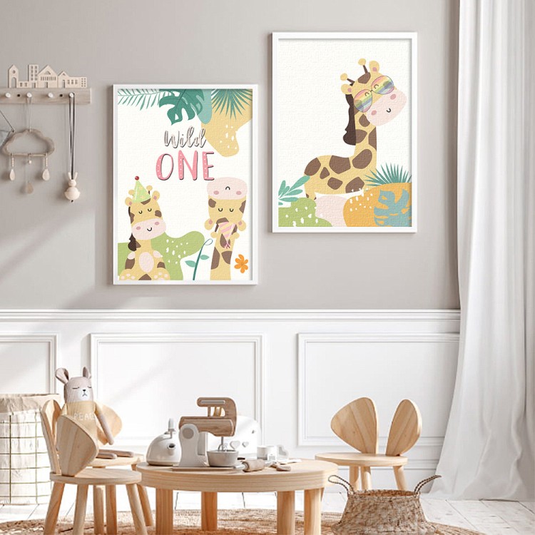 Gallery Wall σε Καμβά Οι Καμηλοπαρδάλεις