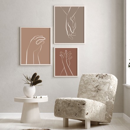 Art with arms Gallery Wall σε Καμβά