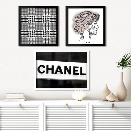 Σύνθεση μόδας Gallery Wall σε Καμβά