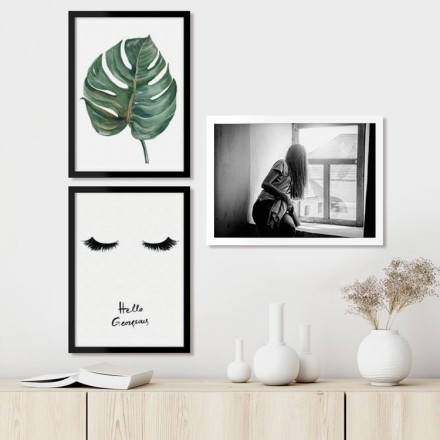 Σύνθεση Hello Gorgeous Gallery Wall σε Καμβά