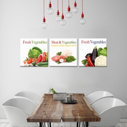 Kρέας και λαχανικά Multi Panel Πίνακας