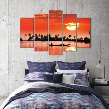 Ηλιοβασίλεμα Multi Panel Πίνακας