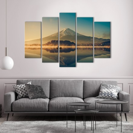 Λίμνη Φούτζι Multi Panel Πίνακας