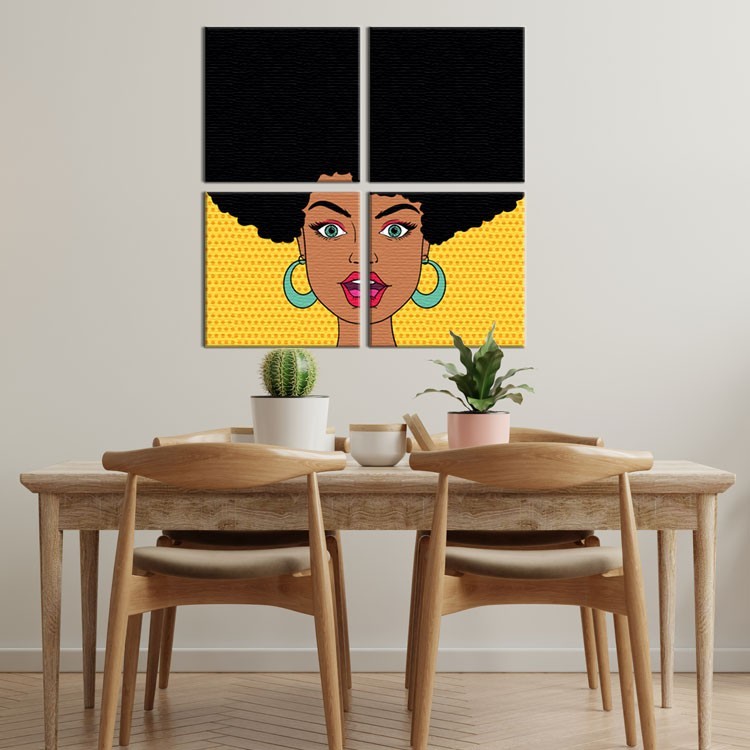 Multi Panel Πίνακας Άφρο Γυναίκα