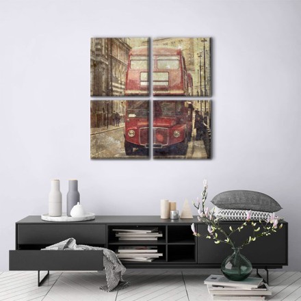 London bus Multi Panel Πίνακας