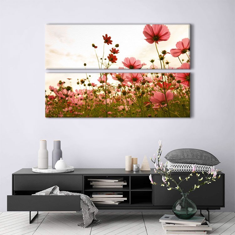 Multi Panel Πίνακας Λουλούδια αγρός