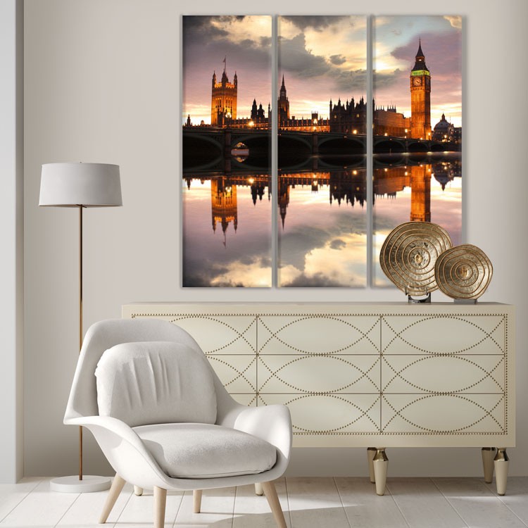 Multi Panel Πίνακας Big Ben Mirror