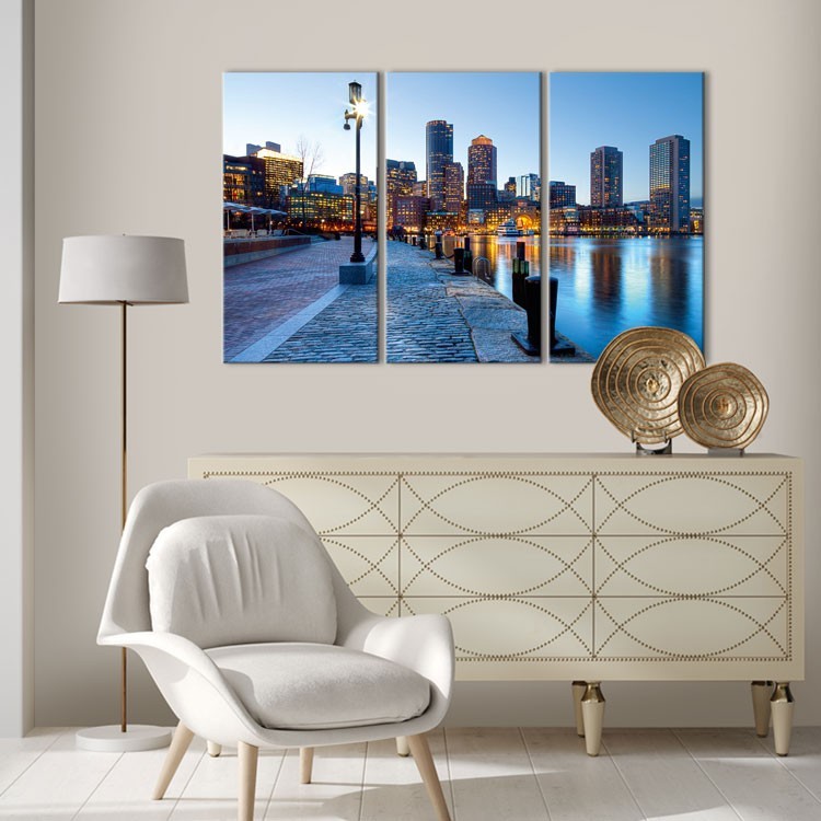 Multi Panel Πίνακας Λιμάνι της Βοστώνης