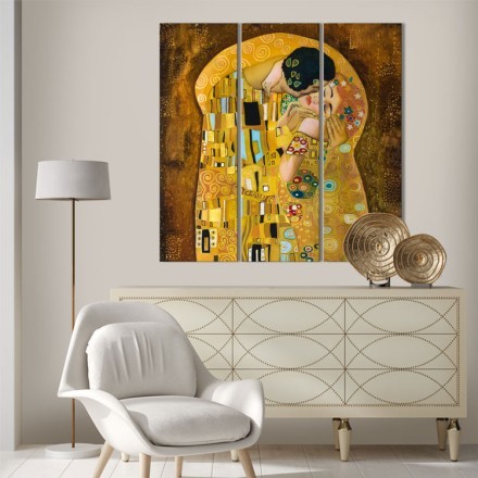 Το φιλί, Klimt Multi Panel Πίνακας